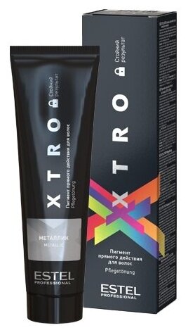 Пигмент прямого действия ESTEL для волос XTRO BLACK Металлик, 100 мл