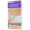 Velvet восковые полоски для депиляции для плохо поддающихся удалению, коротких и жестких волос (12шт), 24шт - изображение