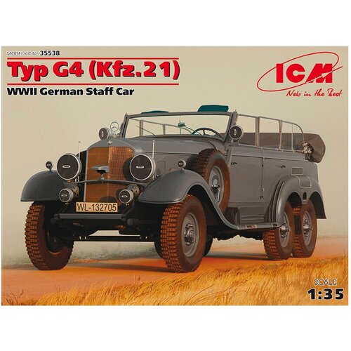 35538 ICM Германский штабной автомобиль Typ G4 (Kfz.21) Масштаб 1/35