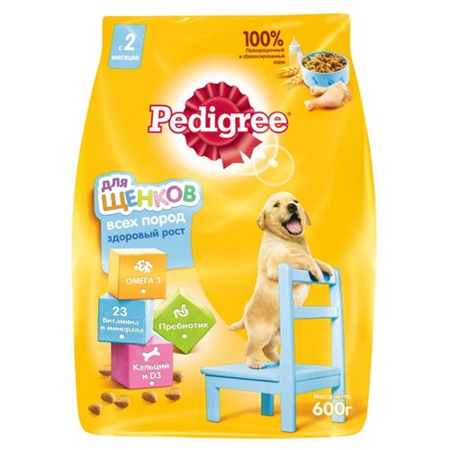 Корм для щенков PEDIGREE для всех пород сух. 600г