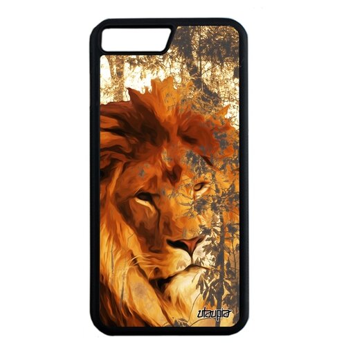 фото Чехол на мобильный iphone 8 plus, "лев" хозяин саванна utaupia
