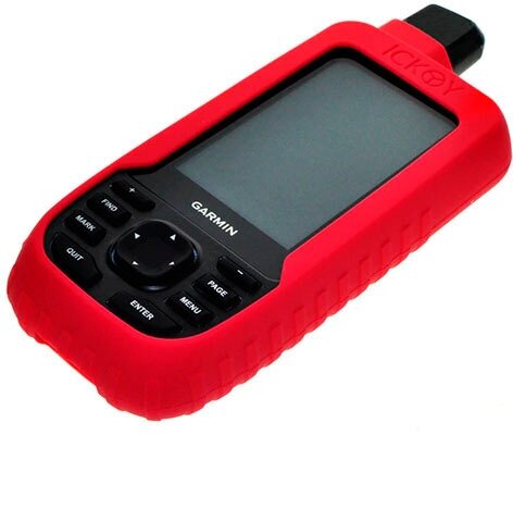 Чехол силиконовый для Garmin GPSMAP 66 S/ST/SR, 67 SR противосколзящий (Красный)