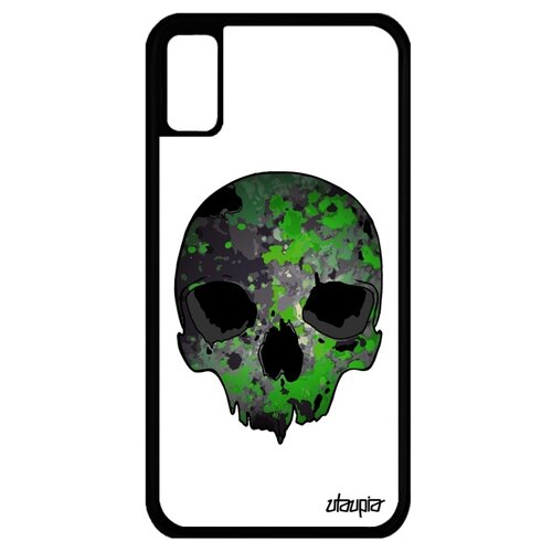 фото Чехол на смартфон apple iphone x, "череп" пират skull utaupia