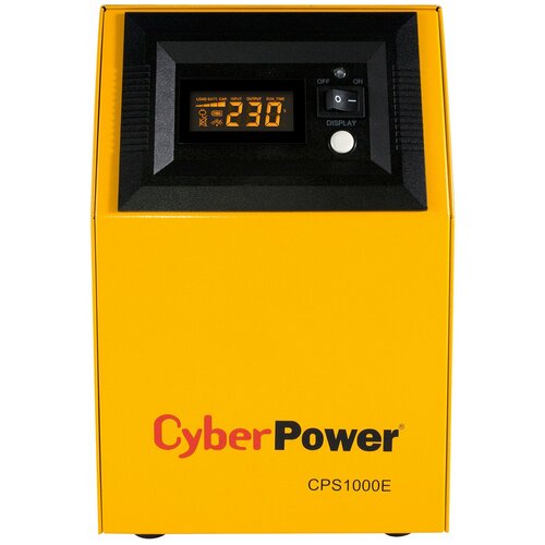 Интерактивный ИБП CyberPower CPS1000E желтый 700 Вт интерактивный ибп cyberpower cps7500pro желтый 5250 вт