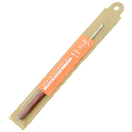 955175 Крючок для вязания с пластиковой ручкой, 1,75мм, Hobby &Pro
