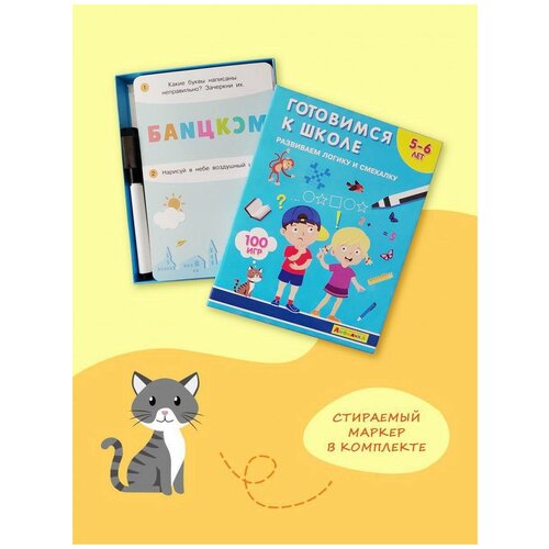 Набор развивающих карточек для детей Айфолика. Готовимся к школе. Развиваем логику и смекалку