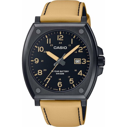 фото Наручные часы casio наручные часы casio mtp-e715l-5a, бежевый, черный