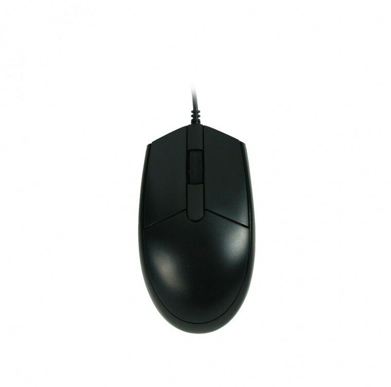 Мышь/ Optical mouse M120 USB wired 3button 1000DPI 1.8m black Foxline