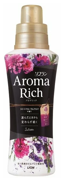 Lion Кондиционер для белья Aroma Rich Juliette, 0.52 л, флакон