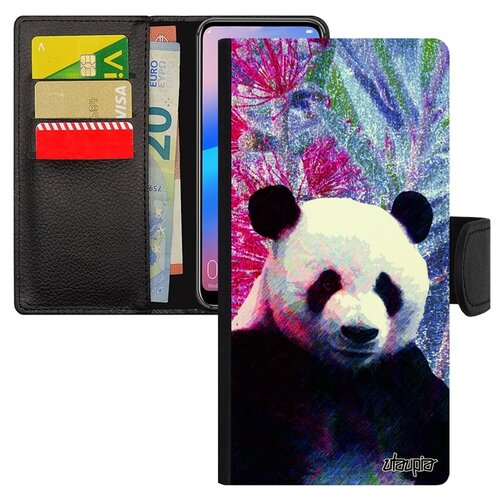 фото Чехол книжка на мобильный redmi 6a, "большая панда" бамбук китайский utaupia
