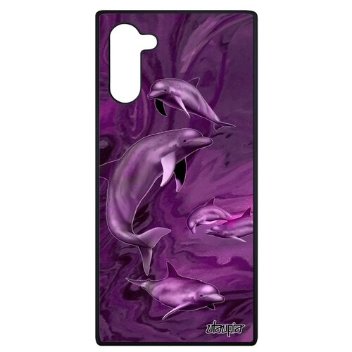 фото Чехол на мобильный galaxy note 10, "дельфины" соталия киты utaupia