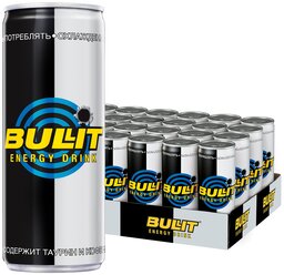 Энергетический напиток Bullit, 0.25 л, 24 шт.