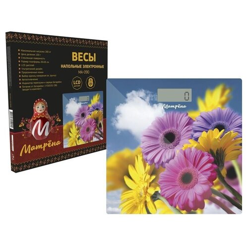 фото Весы напольные электронные матрёна 180 кг ма-090 007286