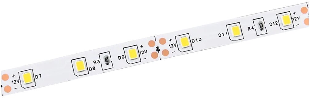 Лента светодиодная IEK LSR-2835W60-4,8-IP20-12В, IP20, 6500 K, холодный свет, 5 м