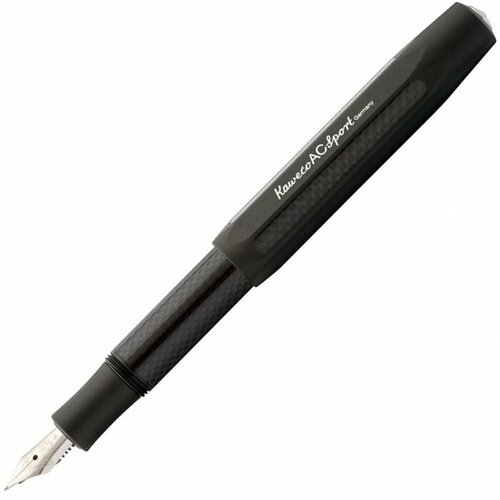 пишущий узел kaweco calligraphy sport со сдвоенным наконечником чёрный Kaweco 10002277 Перьевая ручка kaweco ac sport, black ст (перо ef - 0.5 мм)