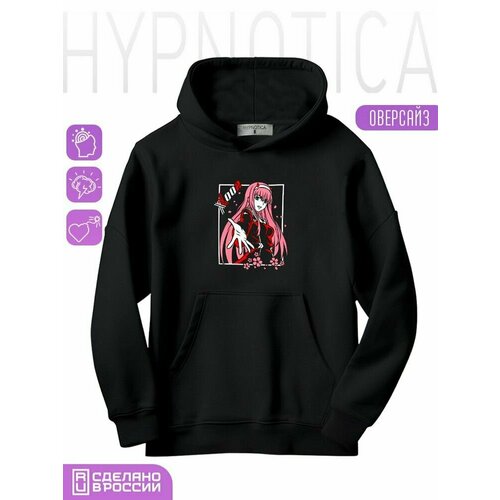 фото Худи hypnotica, размер m, черный