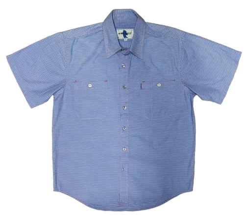 Рубашка WEST RIDER, размер 48, голубой