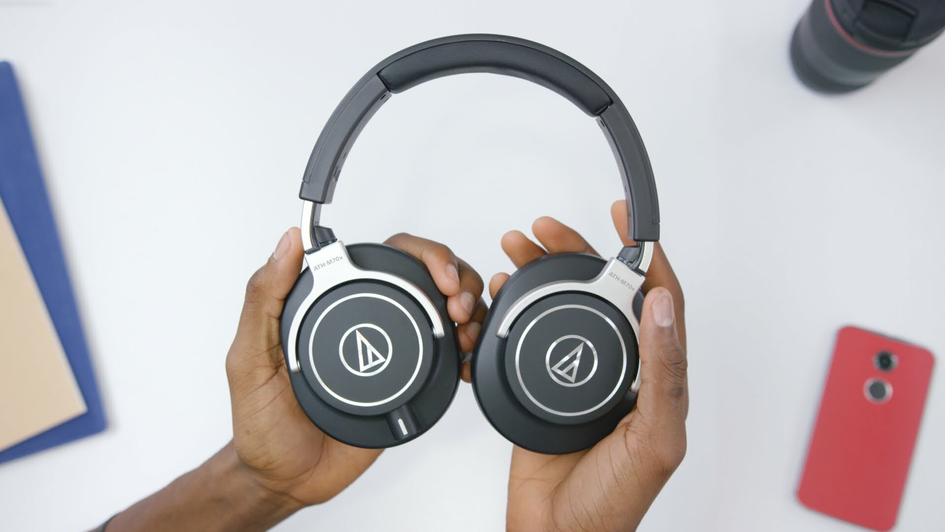 Полноразмерные проводные наушники Audio Technica - фото №14