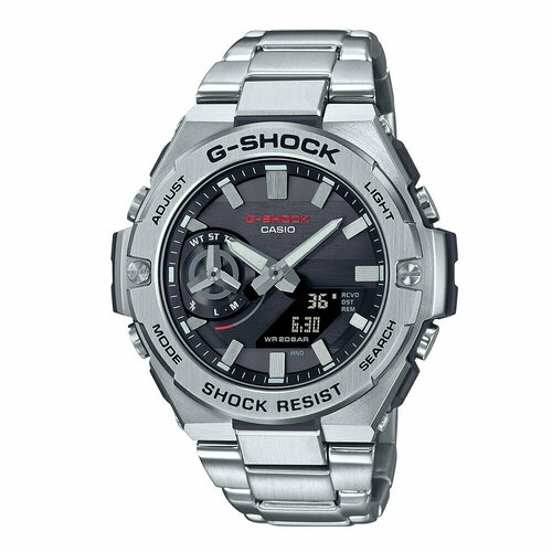 Наручные часы CASIO G-Shock GST-B500D-1A, серебряный, черный