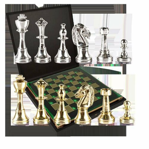 шахматы турнирные стаунтон 4 Шахматный набор Стаунтон, турнирные 36х36х3; H 6.5 см Дерево KSVA-MP-S-34-36-GRE
