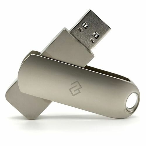 Флешка USB Digma DRIVE3 32ГБ, USB3.0, серебристый [dgfum032a30sr]