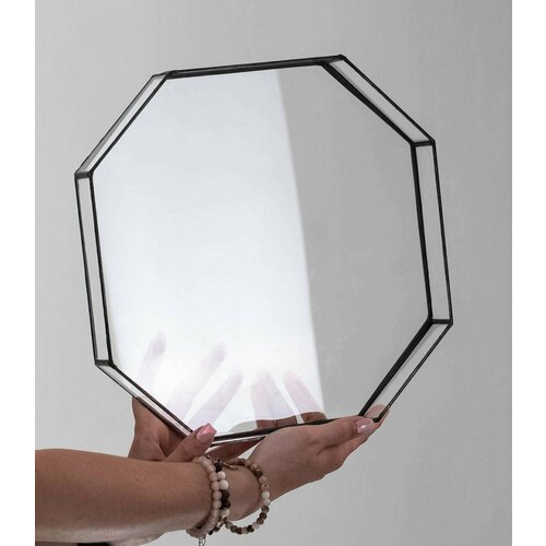 фото Стеклянный поддон для флорариума маяк "geo glass", бесцветный, диаметр 30, высота 4 geoglass