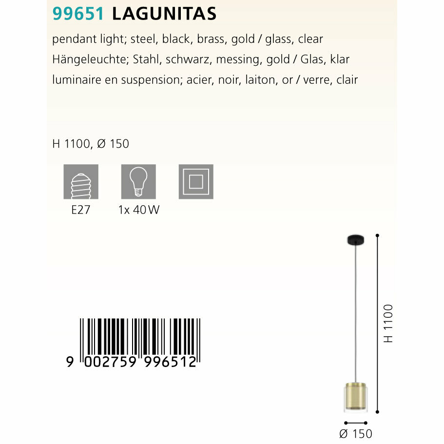 Светильник Eglo LAGUNITAS 99654 - фото №4