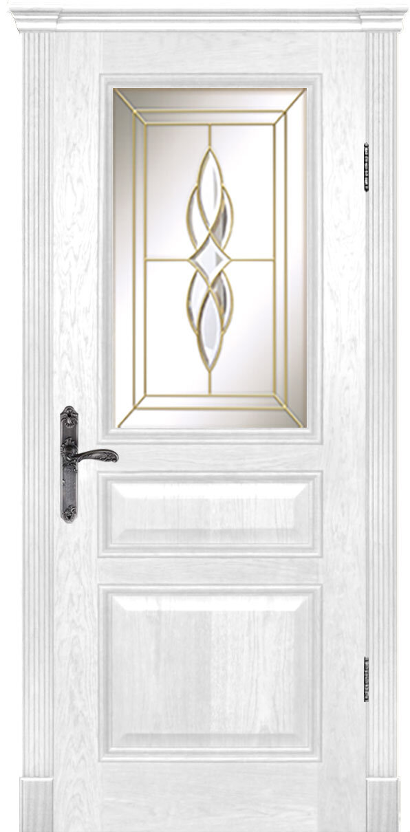 фото Дариано Межкомнатная дверь Дариано Чикаго витраж Престиж ясень