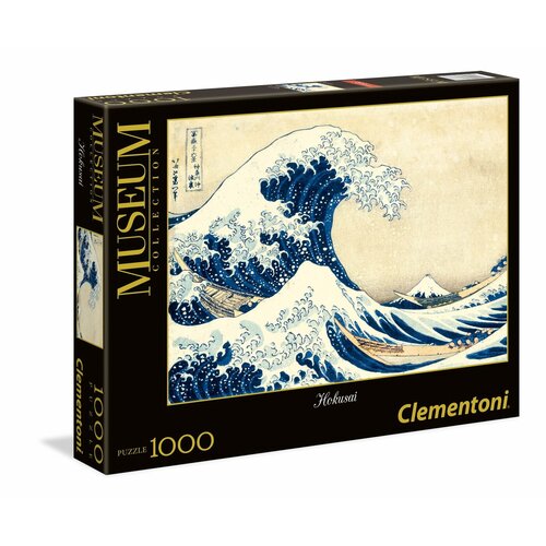 Пазл Clementoni 1000 деталей: Хокусай. Большая волна