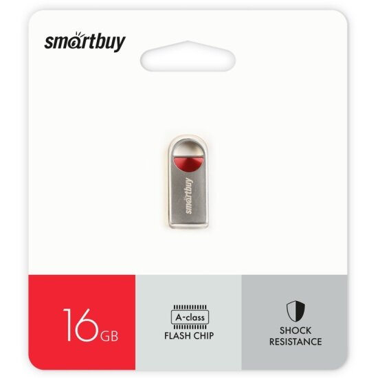 USB флешка Smartbuy 16Gb MC8 Metal Red USB 2.0