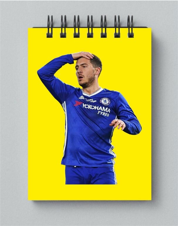Блокнот Эден Мишель Азар, Eden Michael Hazard №17, А6
