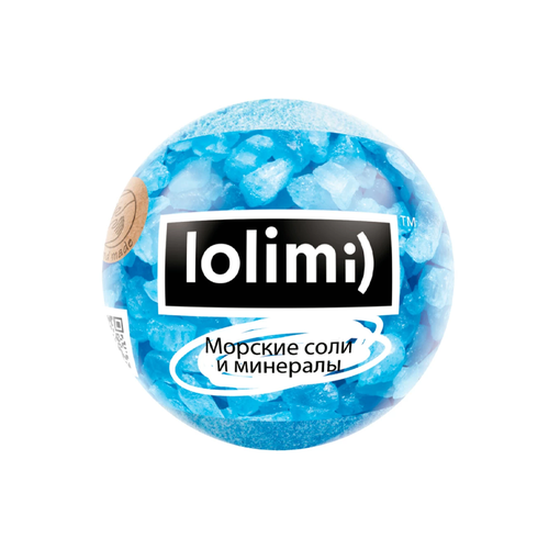 Бомба для ванн lolimi) Морские Соли и Минералы 135 г