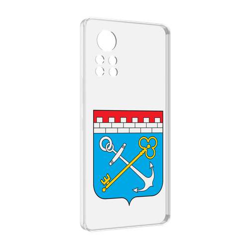 Чехол MyPads герб-ленинградская-область-питер для Infinix Note 12 i X667 задняя-панель-накладка-бампер