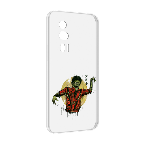 Чехол MyPads Зомби для Xiaomi Redmi K60 задняя-панель-накладка-бампер чехол mypads зомби футболист для xiaomi redmi k60 pro задняя панель накладка бампер