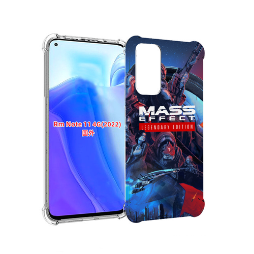 Чехол MyPads Mass Effect Legendary Edition для Xiaomi Redmi Note 11 4G ( Глобальная версия ) задняя-панель-накладка-бампер