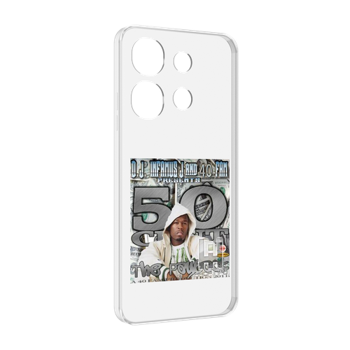 Чехол MyPads 50 Cent - The Payback для Tecno Spark Go 2023 (BF7) / Tecno Smart 7 задняя-панель-накладка-бампер