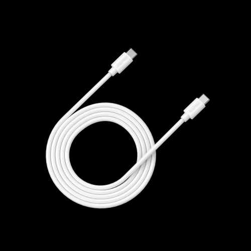 Кабель CANYON C-12, USB Type-C - USB Type-C, 20В/5A (до 100W), 2м, белый (CNS-USBC12W)