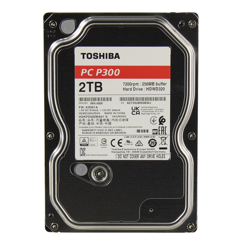 Жесткий диск HDD Toshiba P300 HDWD320UZSVA 2048 Гб 846000₽