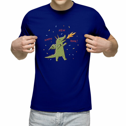 фото Футболка us basic, размер l, синий