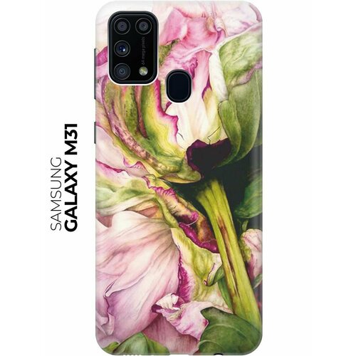 Чехол - накладка ArtColor для Samsung Galaxy M31 с принтом Нежность цветка чехол накладка artcolor для samsung galaxy m31 с принтом нежность цветка