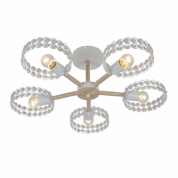 фото Люстра на штанге Escada Banjo 679/5P White