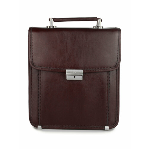 Сумка планшет H.T. 1983.8, фактура гладкая, коньяк