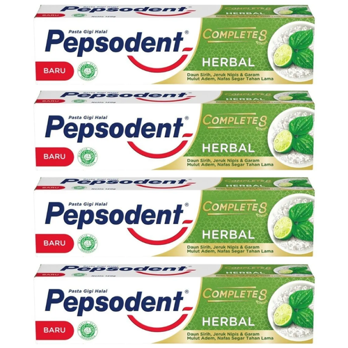 Зубная паста Pepsodent Комплекс 8 Травы, 4 шт х 75 гр