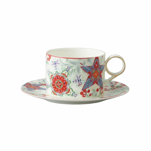 Чайная пара Mix&Match Home Счастливая Звезда, фарфоровая, 200 мл