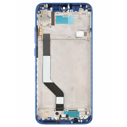 Дисплей для Xiaomi Redmi Note 7 модуль с рамкой и тачскрином (синий) (оригинальный LCD)