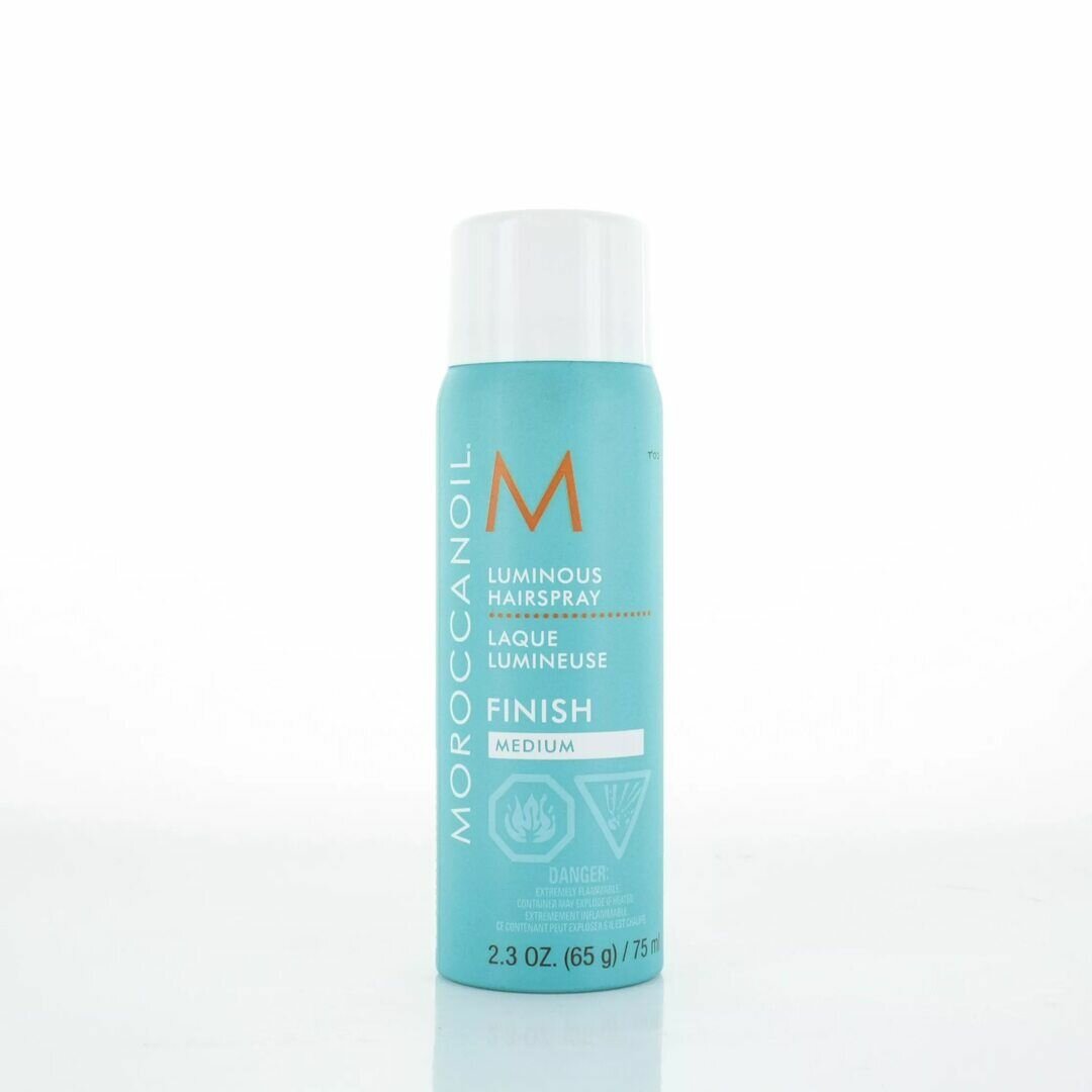 Moroccanoil Luminous Finish Medium - Лак сияющий для эластичной фиксации волос 75 мл