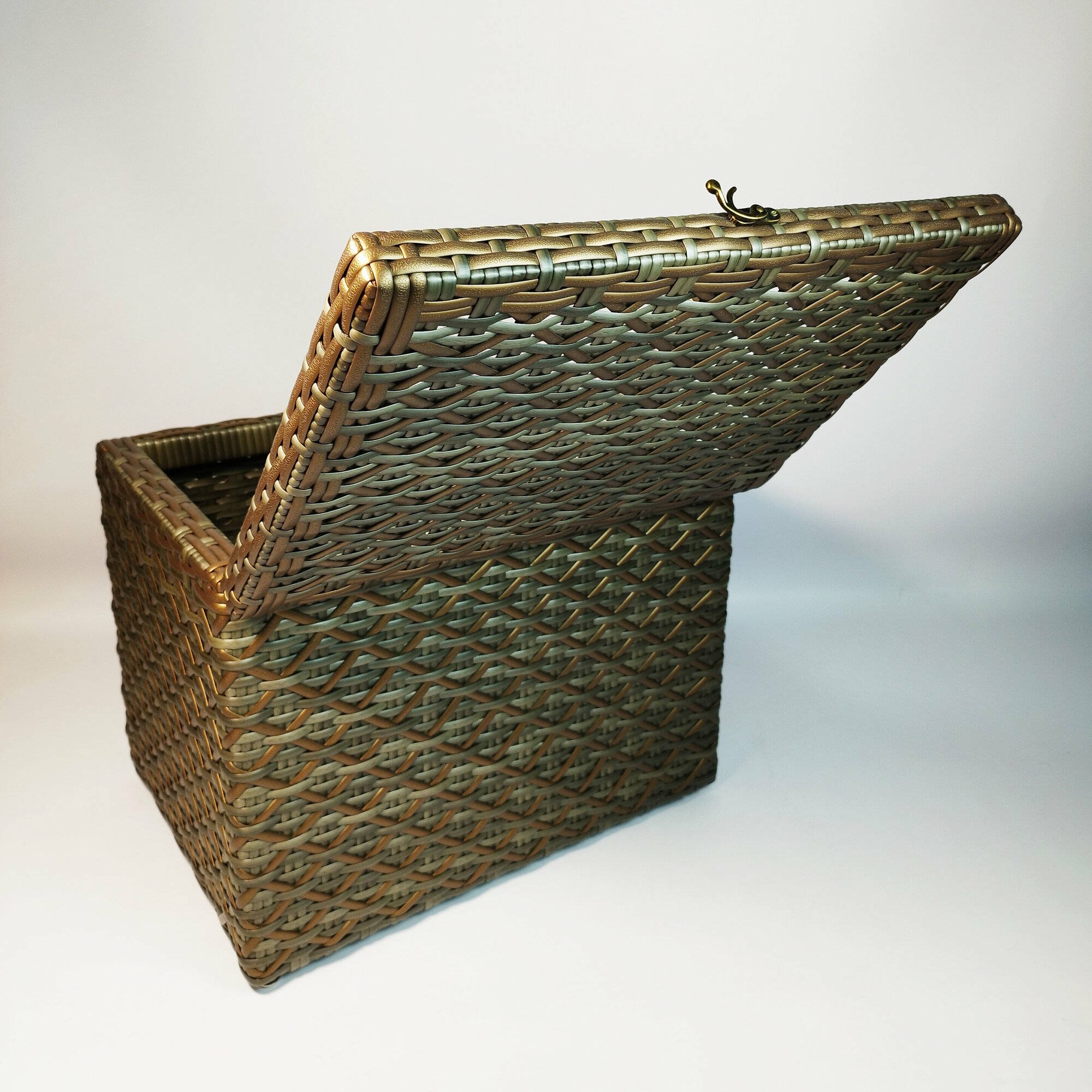 Сундук ящик для хранения из искусственного ротанга Скат - фотография № 5