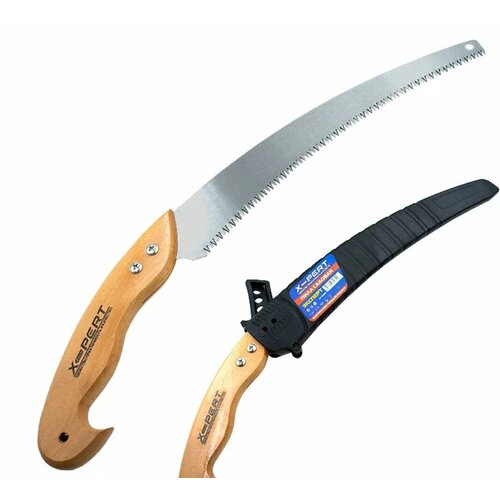 Ножовка садовая 330мм X-PERT XP-202113 дерев. ручка в чехле пила ножовка японская kataba 330мм кариуака 10tpi