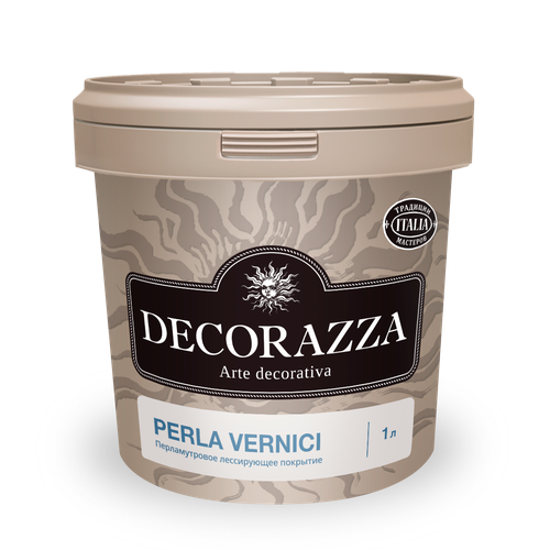 Декоративный финишный лак Decorazza Perla Vernici PL001 Argento, 1 л
