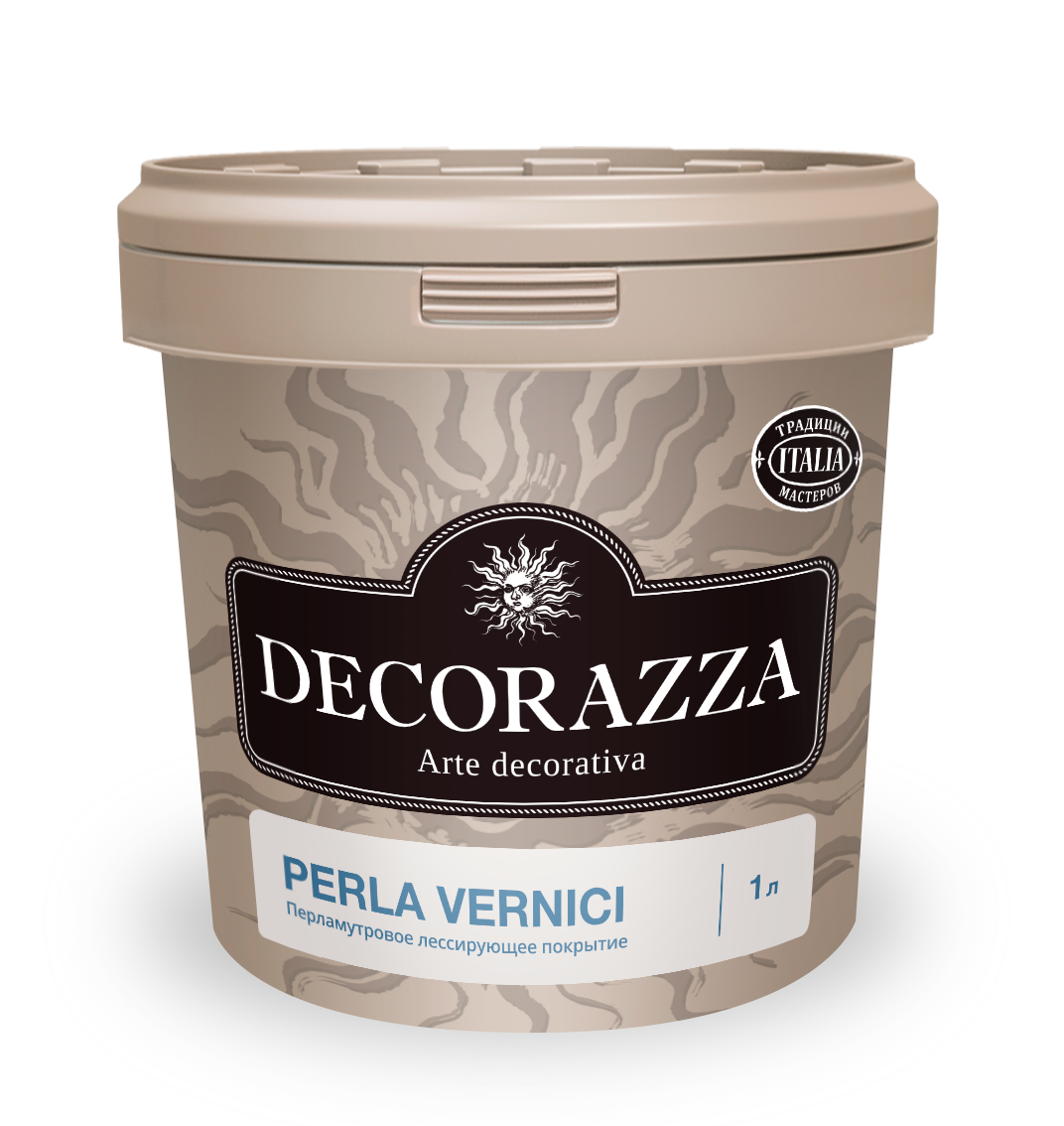 Декоративный финишный лак Decorazza Perla Vernici PL001 Argento, 1 л